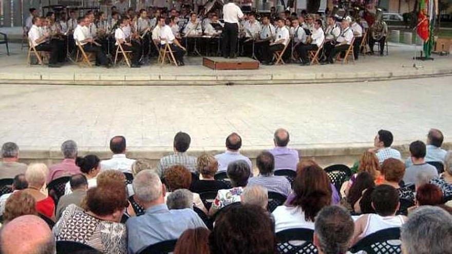 Un momento del Festival de Bandas de San Vicente.