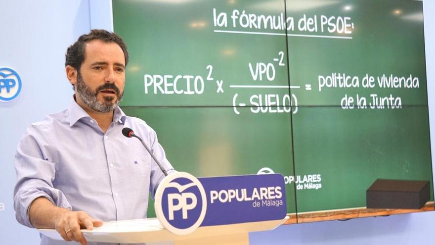 Imagen de archivo de Carmona, portavoz del PP en Málaga.