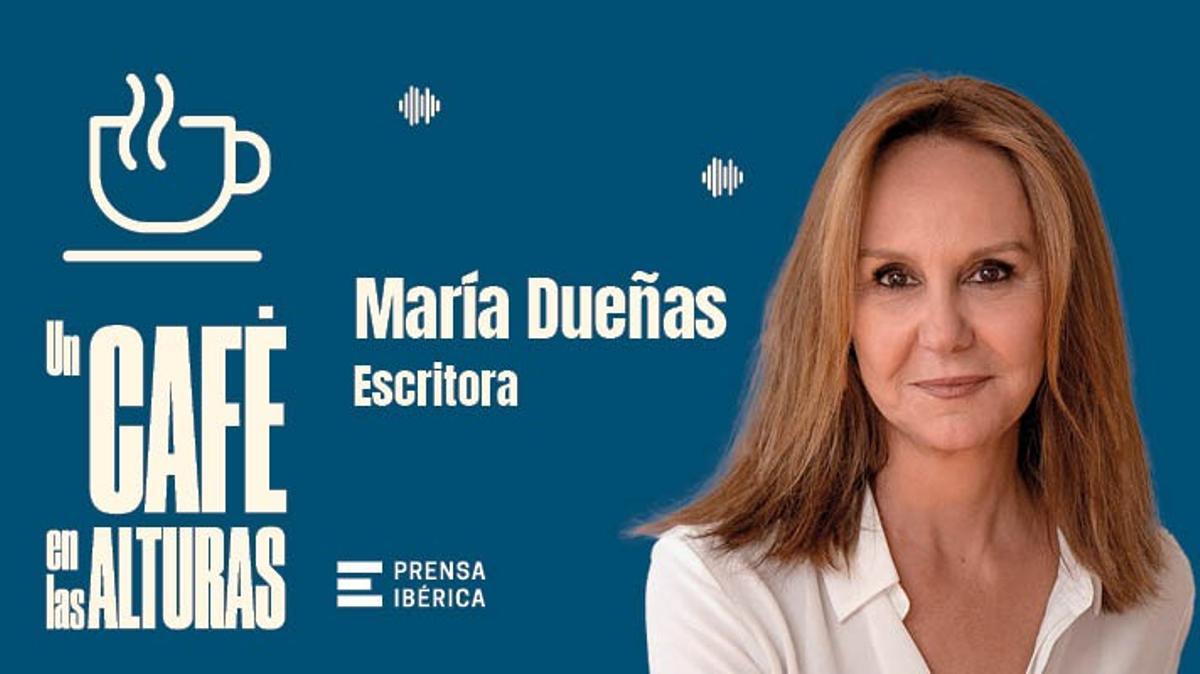 La escritora María Dueñas, en 'Un café en las alturas'.
