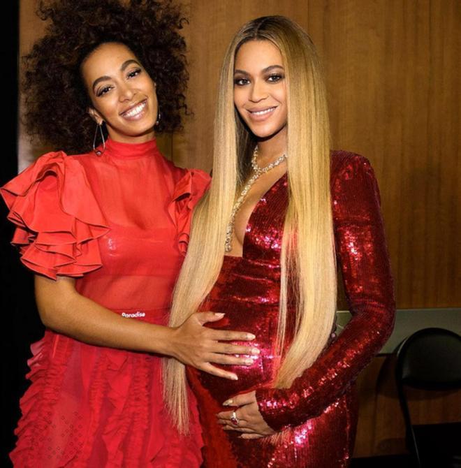 Beyoncé y Solange en los Grammy
