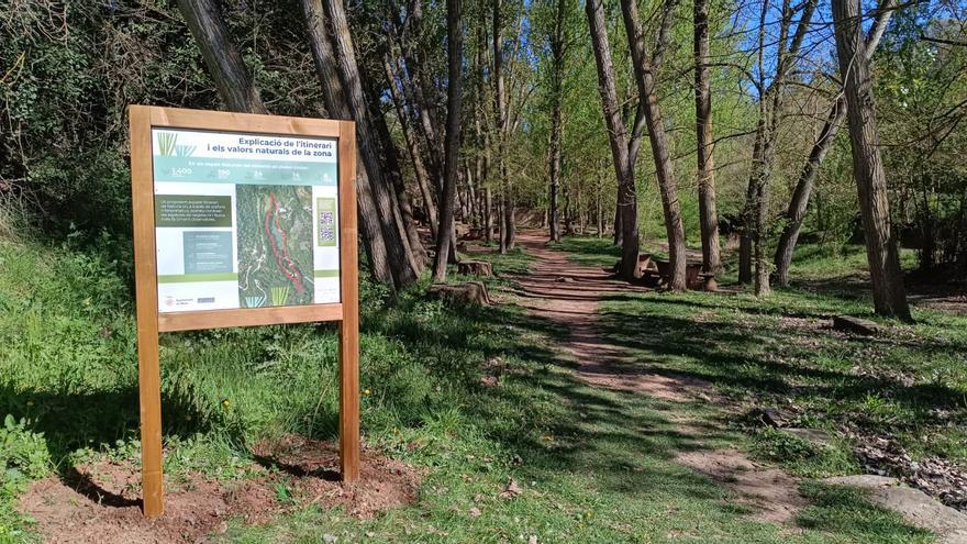 Moià instal·la cartells informatius de la flora i la fauna dels espais naturals del municipi