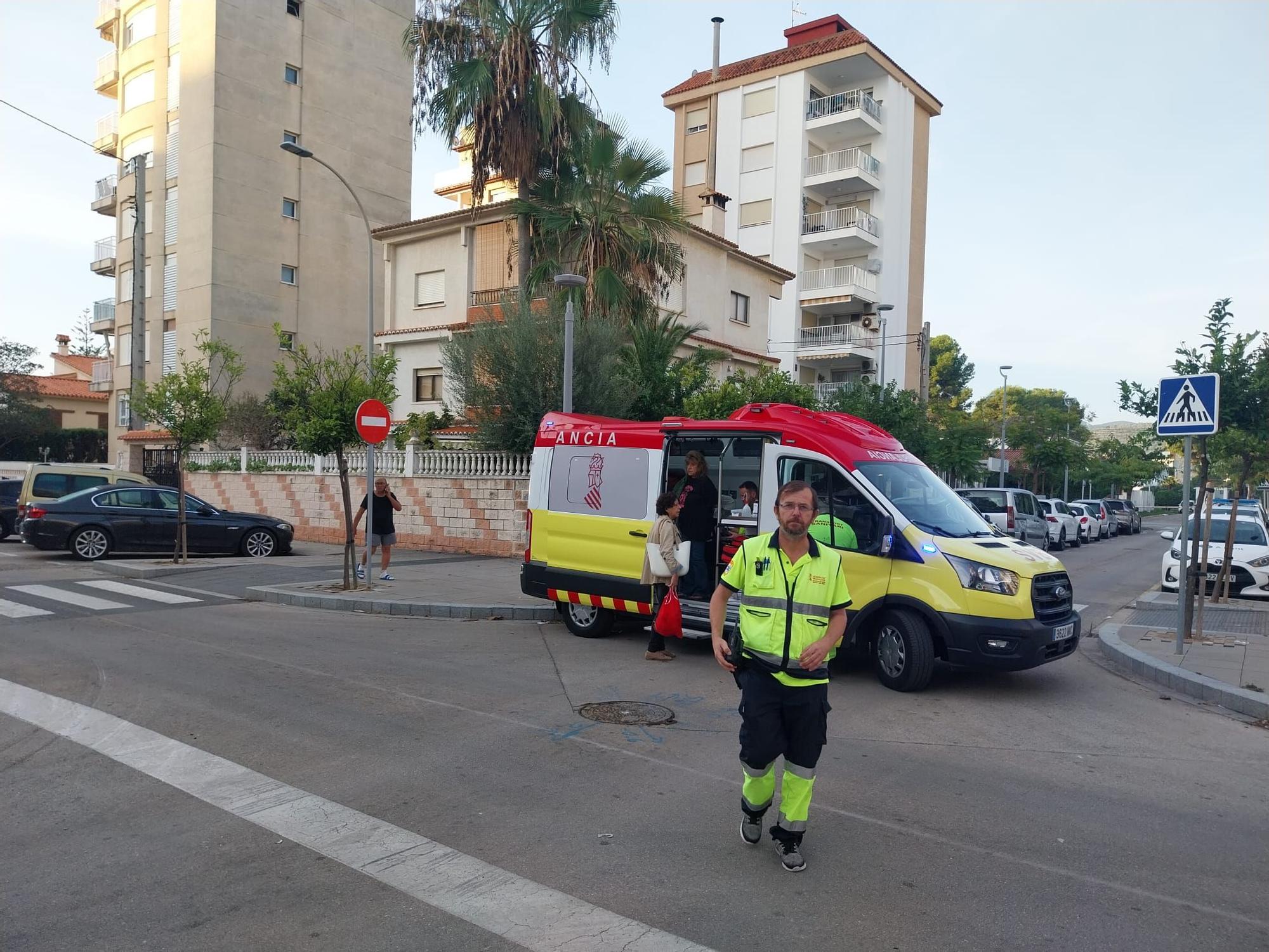 Así ha quedado el edificio incendiado en la playa de Gandia