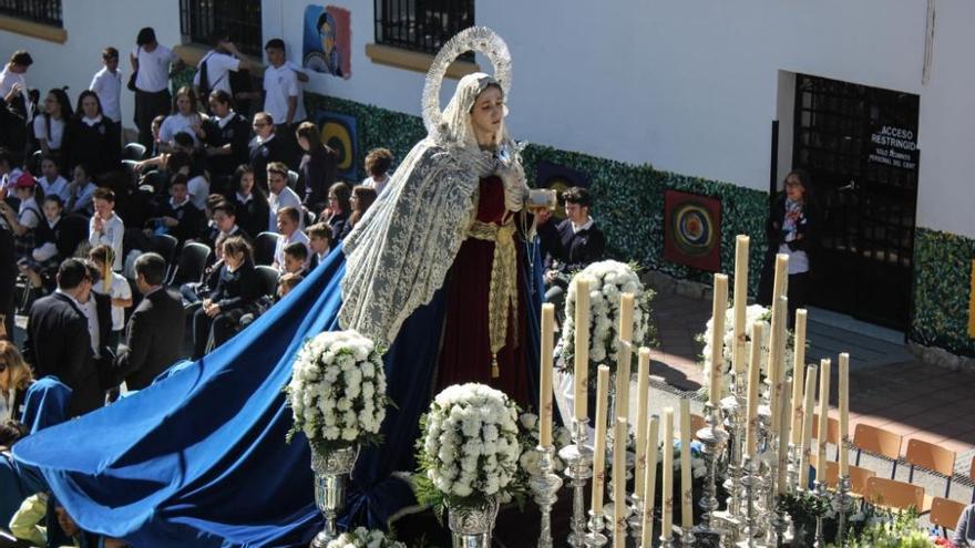La procesión de Gamarra saldrá por primera vez del colegio y recorrerá las calles de la Purísima
