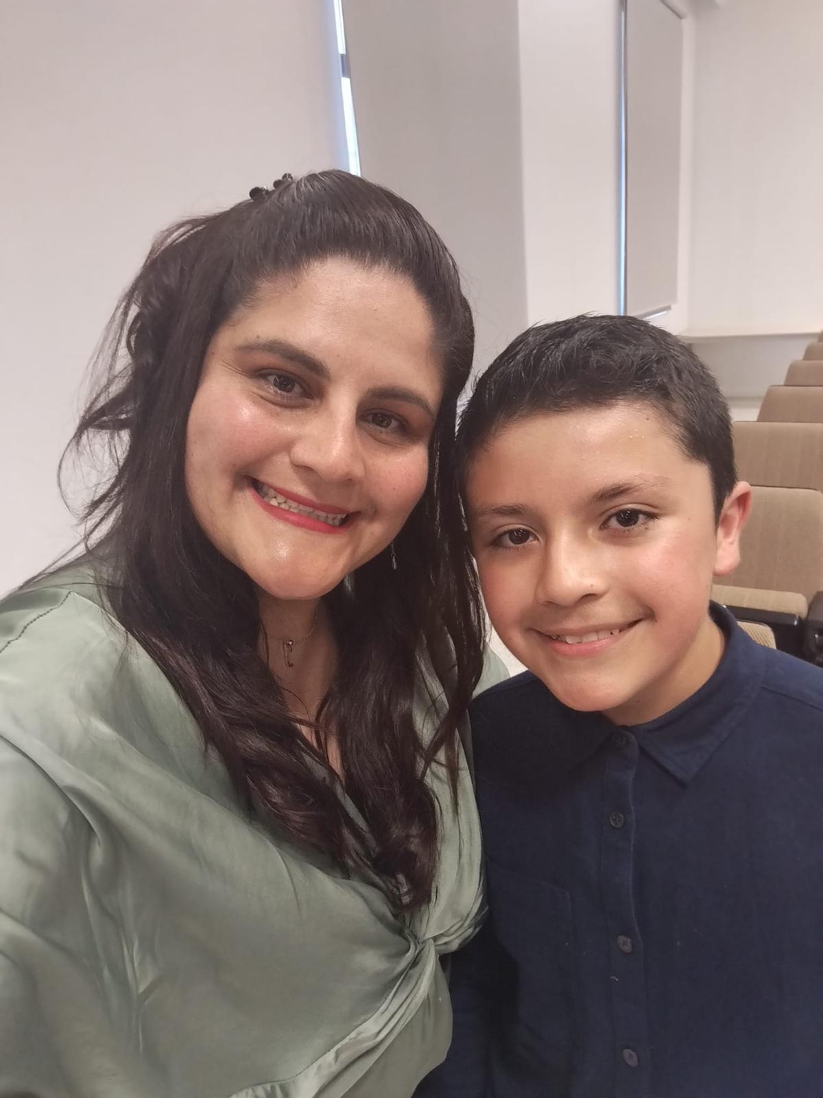 Jenny Riveros y Juan Barajas, colombianos en Asturias.