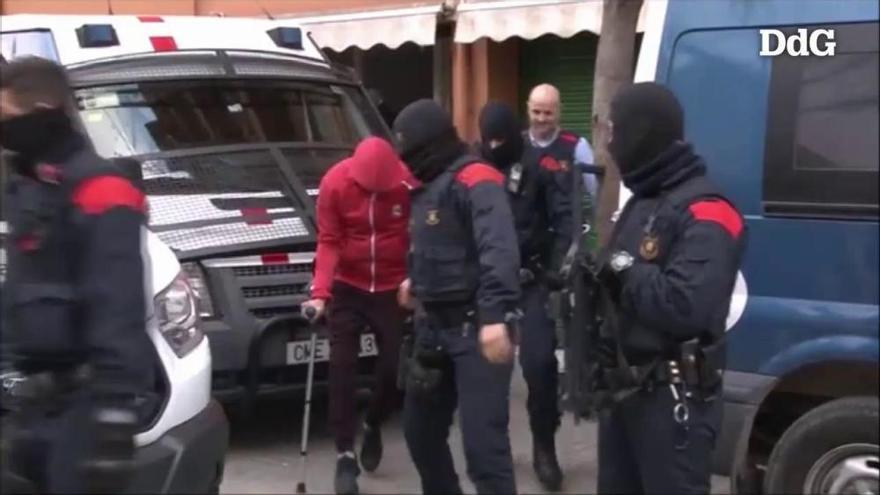 Operatiu antidroga dels Mossos en diferents poblacions gironines