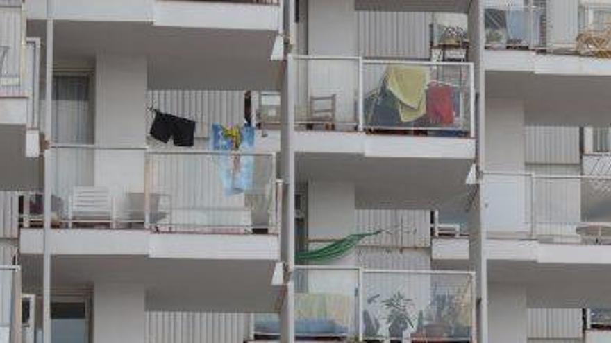 Viviendas residenciales en un edificio de Ibiza.