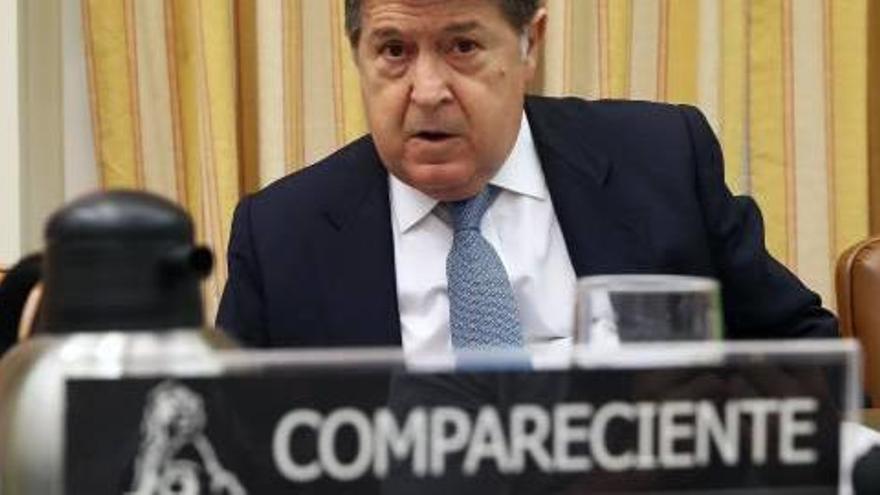 José Luis Olivas, ayer en el Congreso de los Diputados.