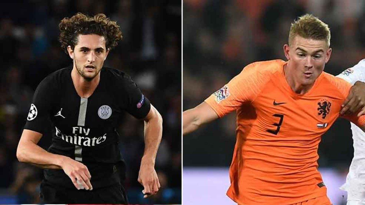 Rabiot y De Ligt, objetivos del Barcelona