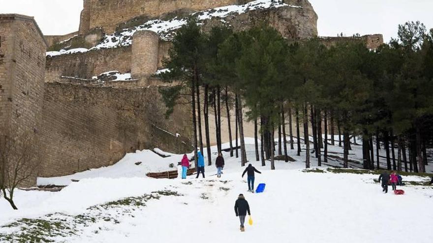 Morella recupera la normalidad después de un fin de semana marcado por la nieve