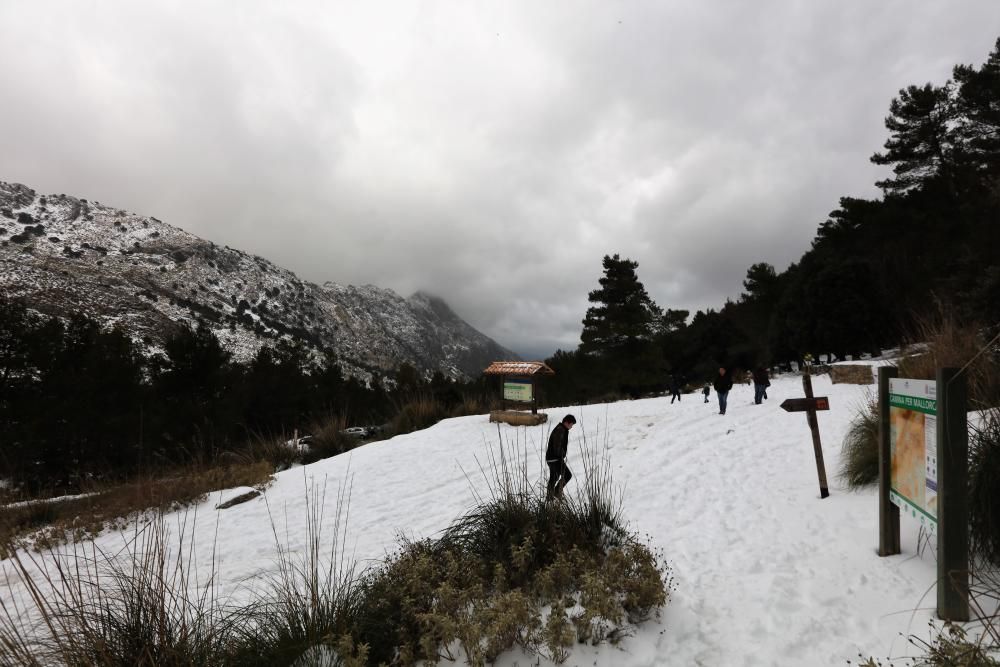 El día después de la intensa nevada en la Serra