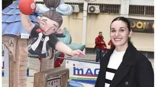 Orgullo de pueblo, "guerrera" y ninot de Falla