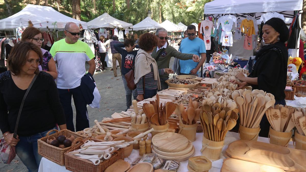 Mercadillo navideño en La Concepción en 2017