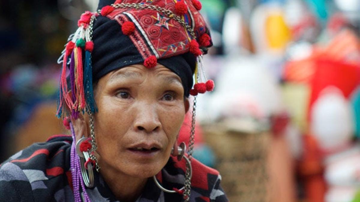 Mercados remotos de Laos