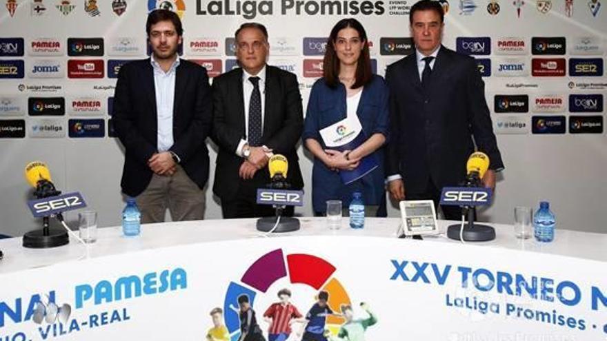 LaLiga reúne a cuatro «leyendas» del fútbol en Vila-real