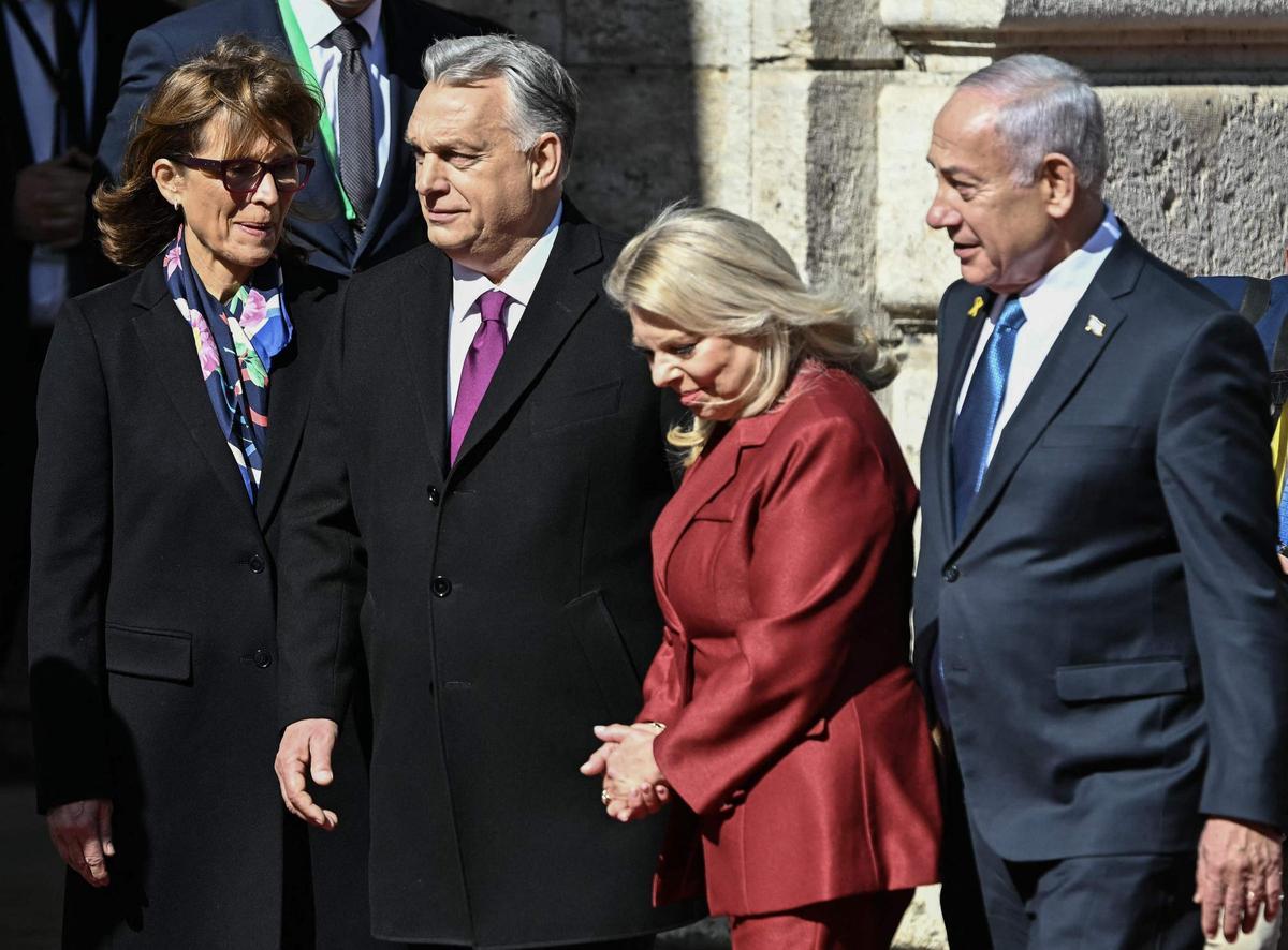 Orban recibe a Netanyahu en Budapest