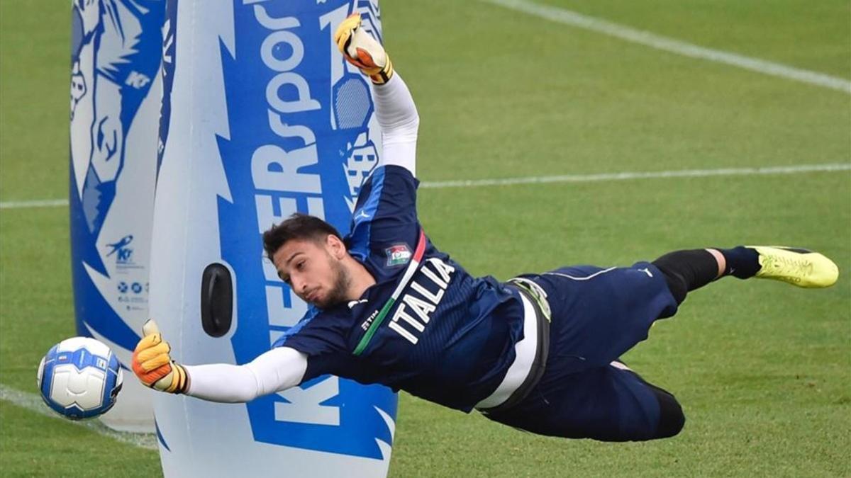 Donnarumma solo piensa en la Eurocopa sub 21