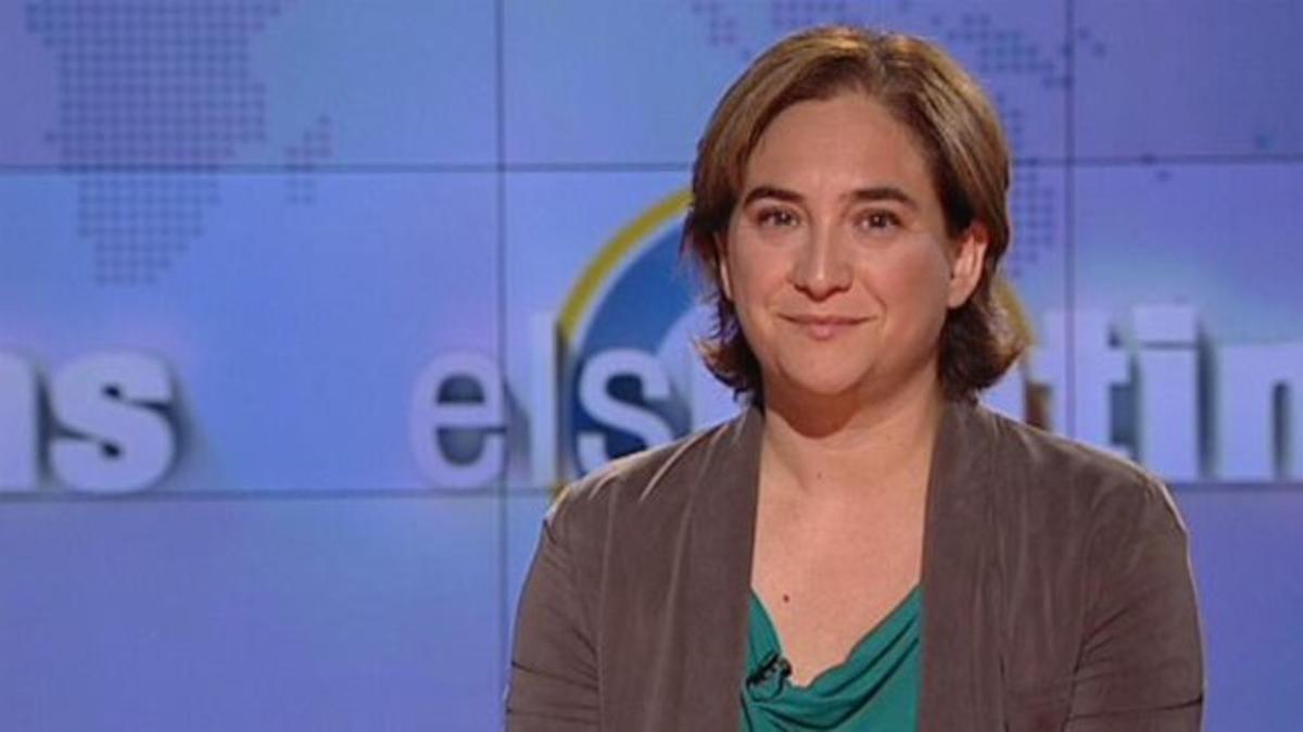 Ada Colau, durant l’entrevista a ’Els matins de TV-3’.