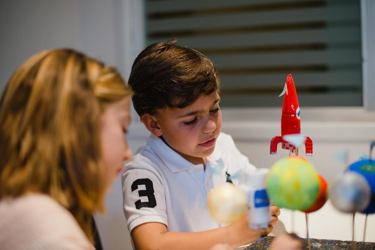 Niños realizando una actividad en una edición anterior.