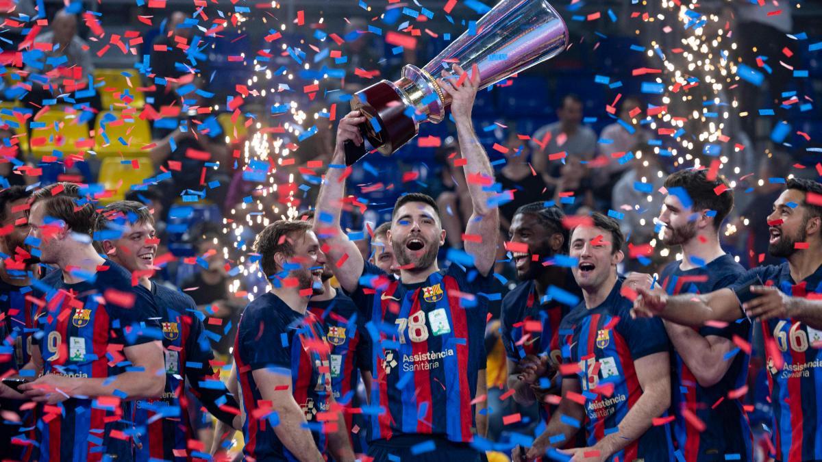 El Barça es el vigente campeón de la Liga Plenitude ASOBAL