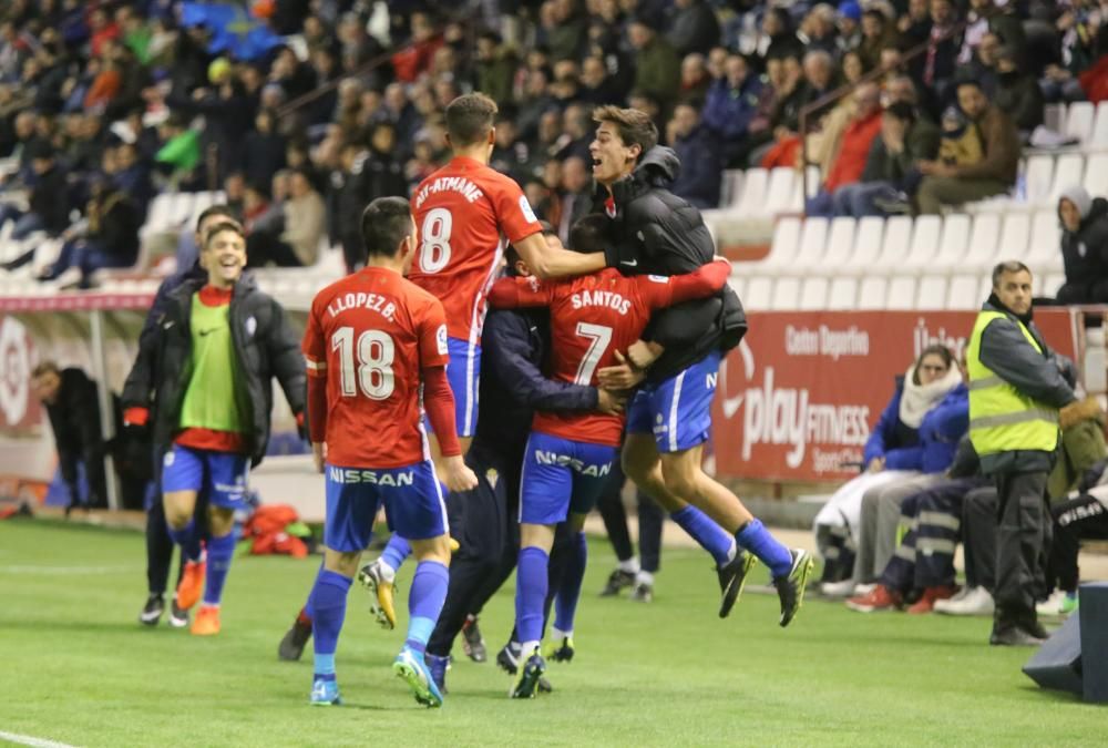 Partido Albacete-Sporting en el Carlos Belmonte