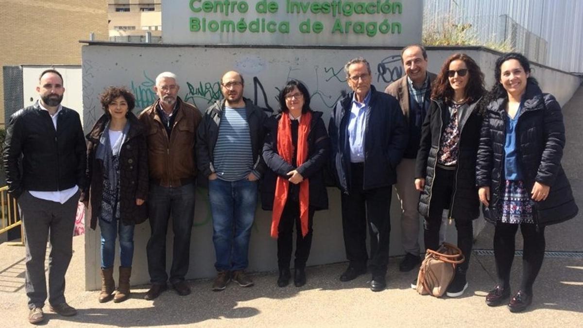 Investigadores aragonese que han participado en el estudio.