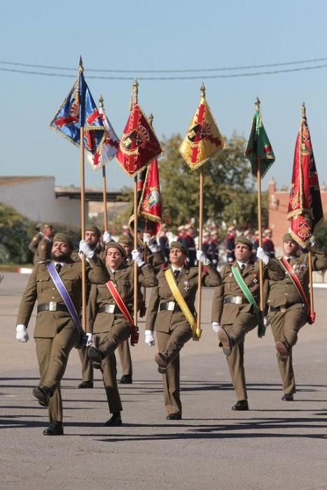 Acto por la festividad de Santa Bárbara en el Cuartel de Artillería Antiaérea de Cartagena