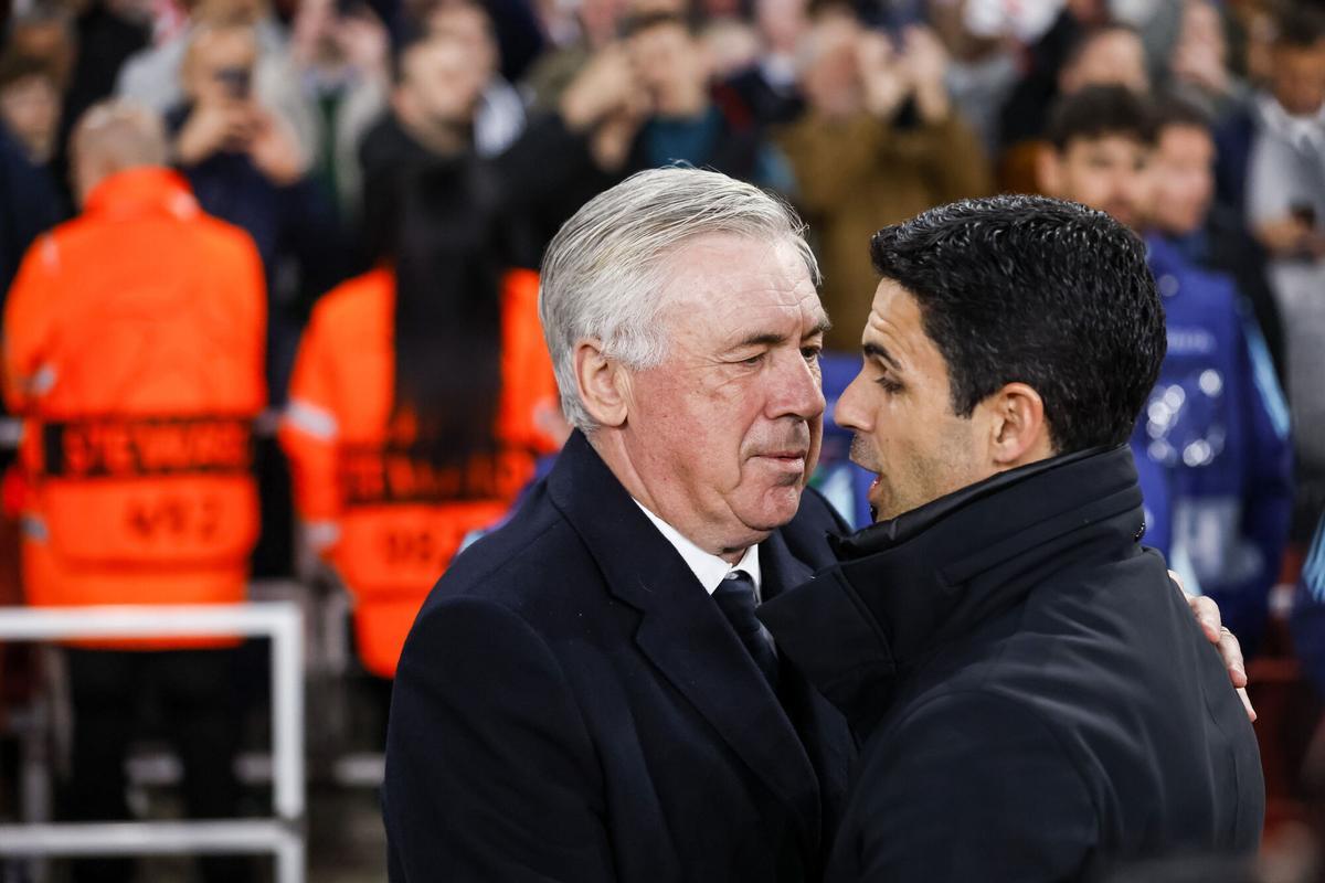 La goleada del Arsenal de Arteta deja muy tocado a Carlo Ancelotti