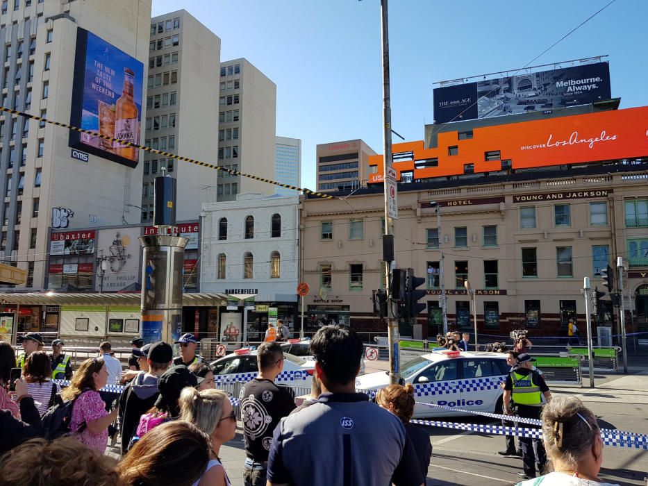 Atropello masivo en Melbourne