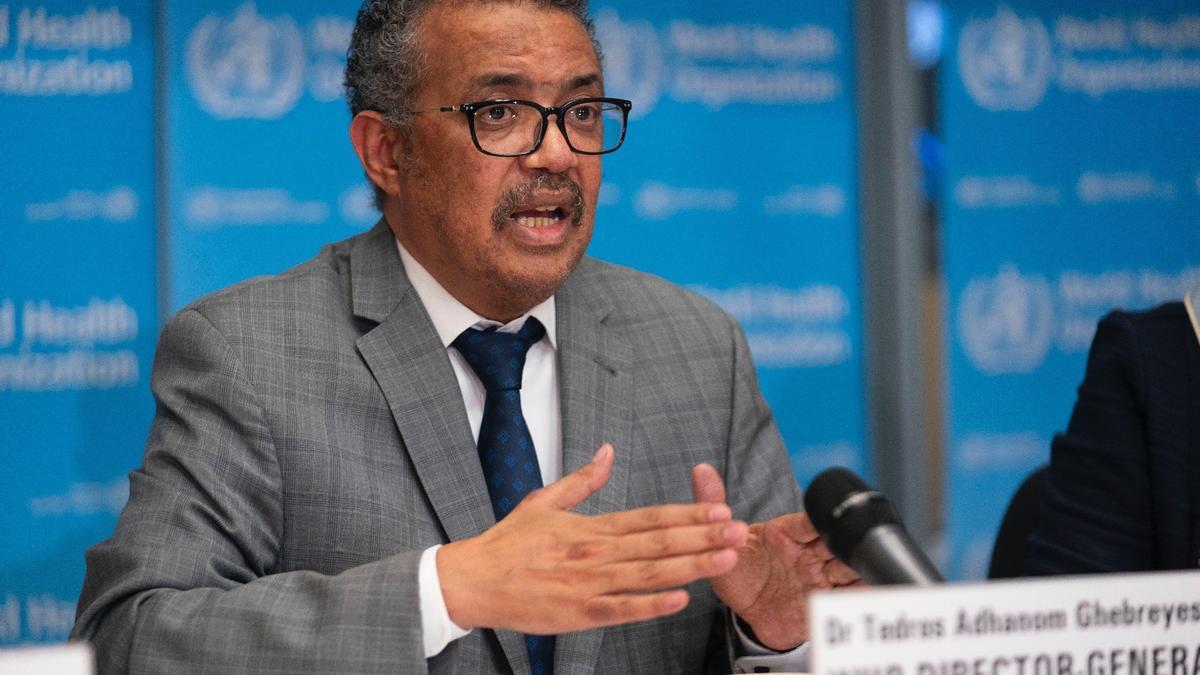 El director general de la Organización Mundial de la Salud (OMS), Tedros Adhanom Ghebreyesus.