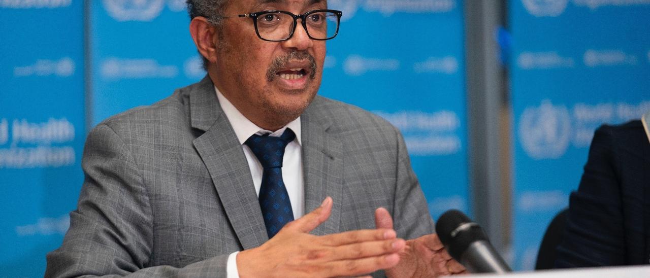 El director general de la Organización Mundial de la Salud (OMS), Tedros Adhanom Ghebreyesus.