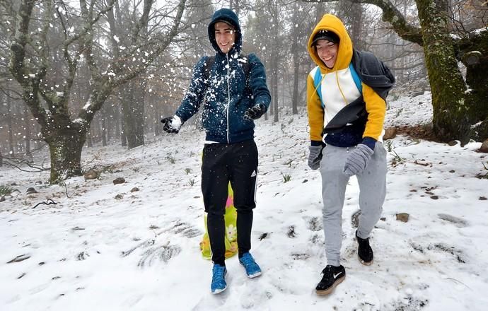 NIEVE CUMBRE GRAN CANARIA