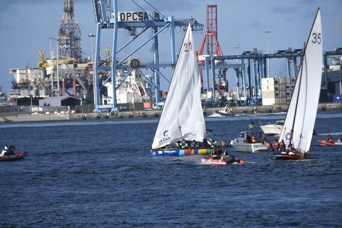 21-09-19 DEPORTES. BAHIA DEL PUERTO. LAS PALMAS DE GRAN CANARIA. Vela latina. Desempate Guanche-Tomás Morales por el título del Campeonato. Fotos: Juan Castro.  | 21/09/2019 | Fotógrafo: Juan Carlos Castro