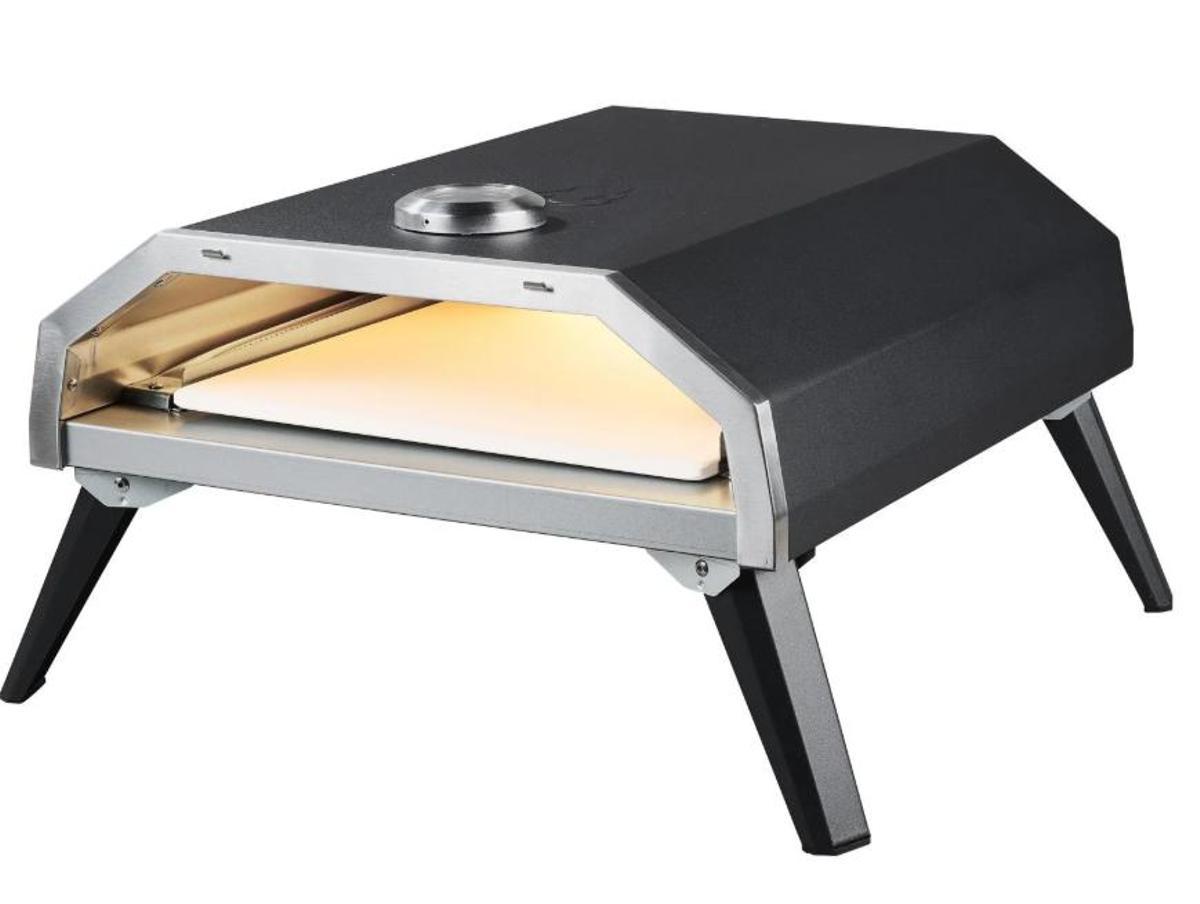 Horno de gas para pizzas.