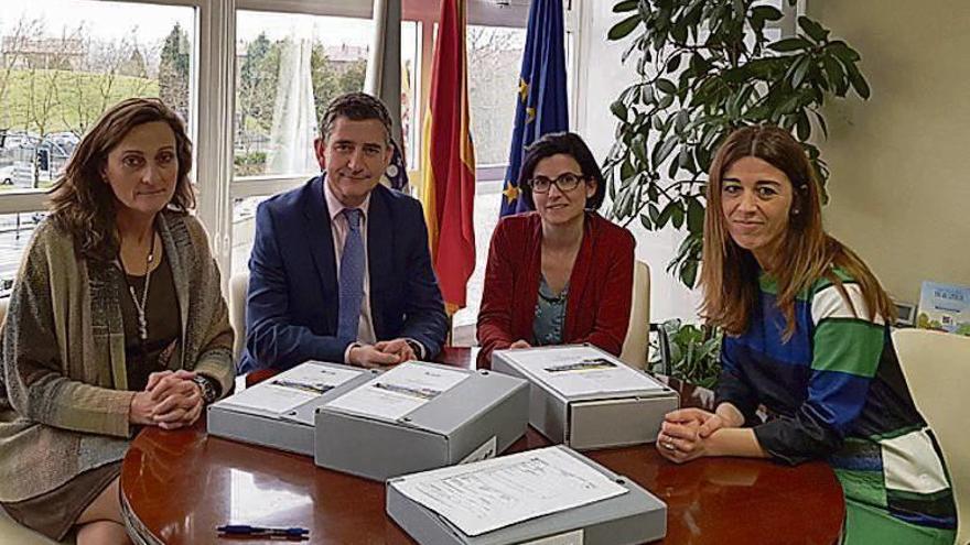 Isabel Robles, Andrés García, Ana Martín y Sol Vázquez. // FdV