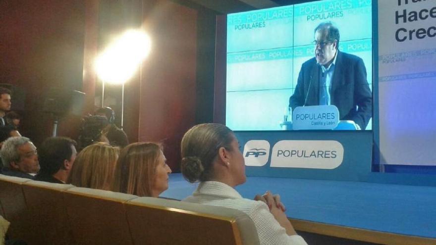 El presidente de la Junta de Castilla y León y candidato del PP a la reelección, Juan Vicente Herrera