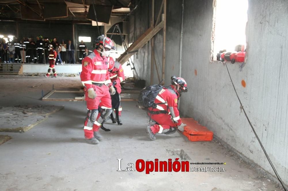 Simulacro en Lorca por inundaciones, terremoto y f