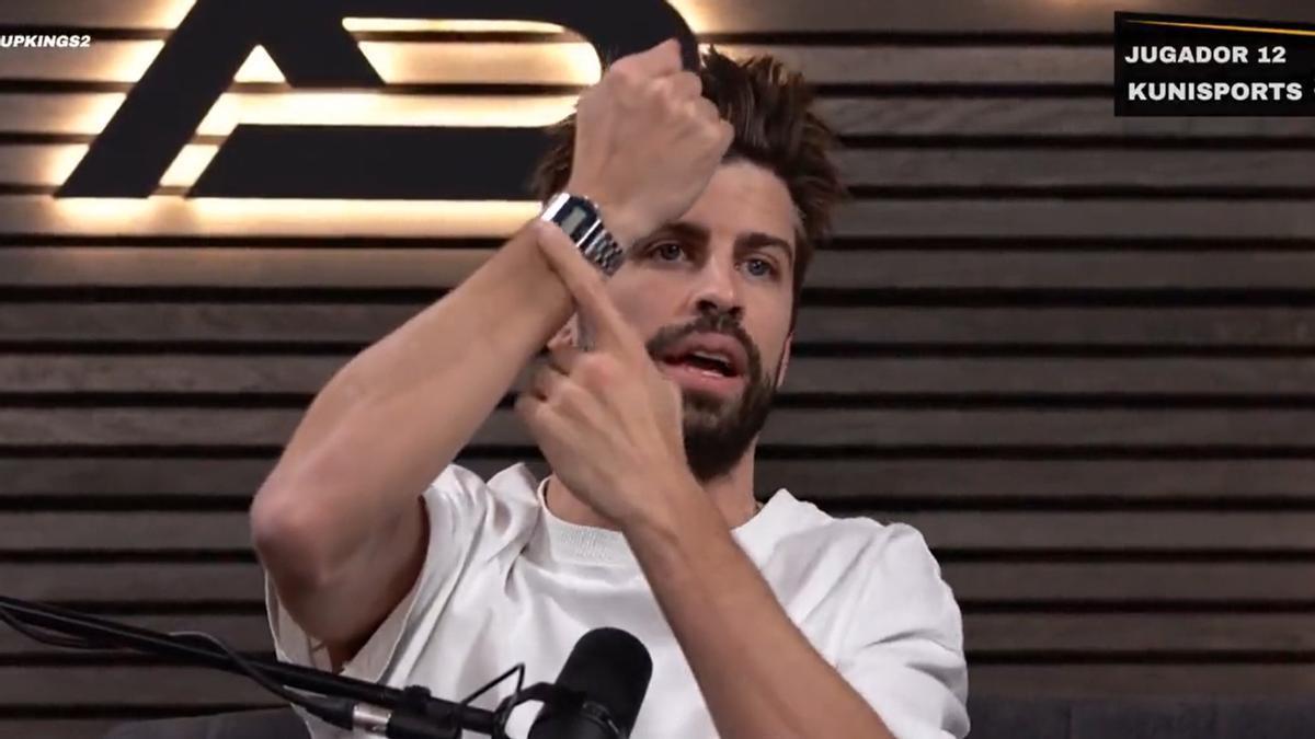 Gerard Piqué verkündet im Stream seine angebliche Zusammenarbeit mit Casio.