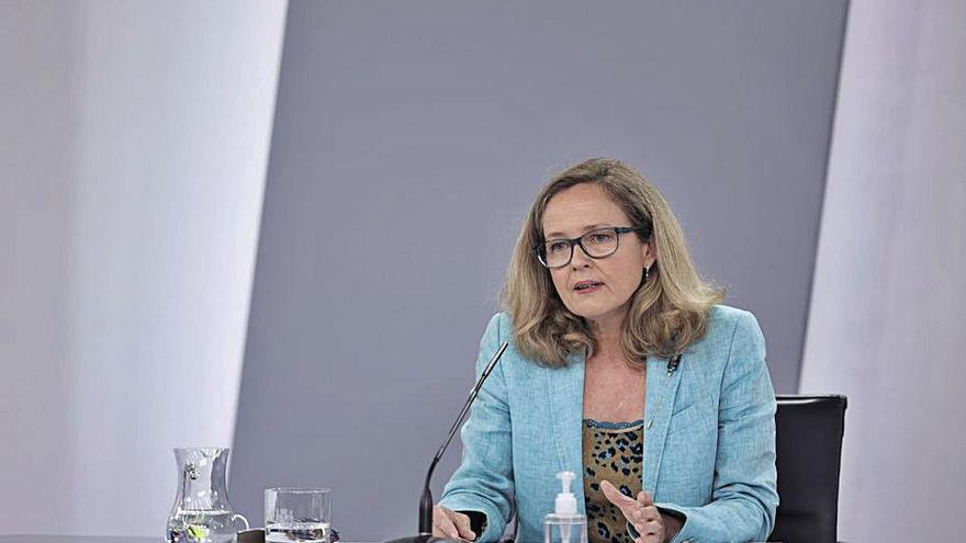La vicepresidenta i ministra d’Economia, Nadia Calviño. | EUROPA PRESS