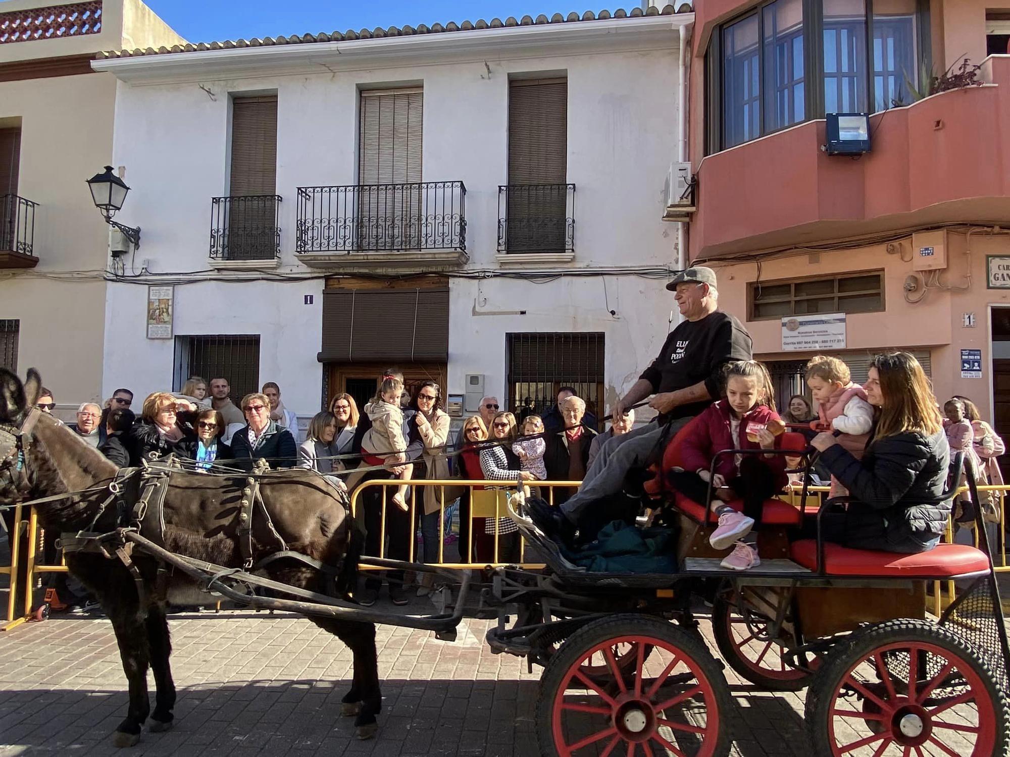 Daimús, Guardamar, Xeraco, l'Alqueria, Piles y Xeraco se vuelcan con Sant Antoni