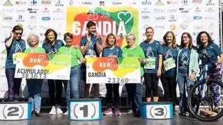Concienciación y apoyo a las personas afectadas: Gandia recauda 23.260 euros para proyectos de investigación contra el cáncer