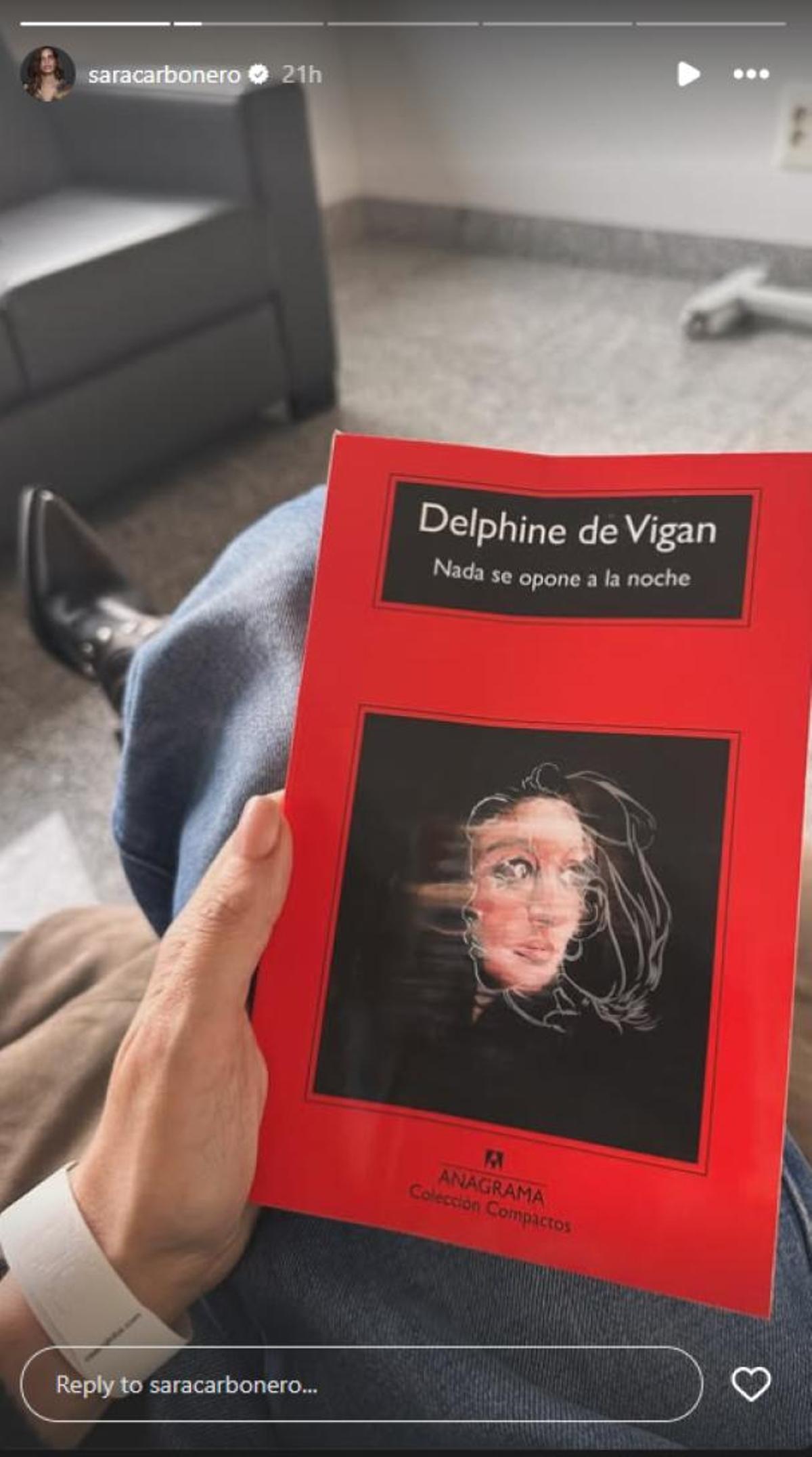 El 'storie' de Instagram de Sara Carbonero