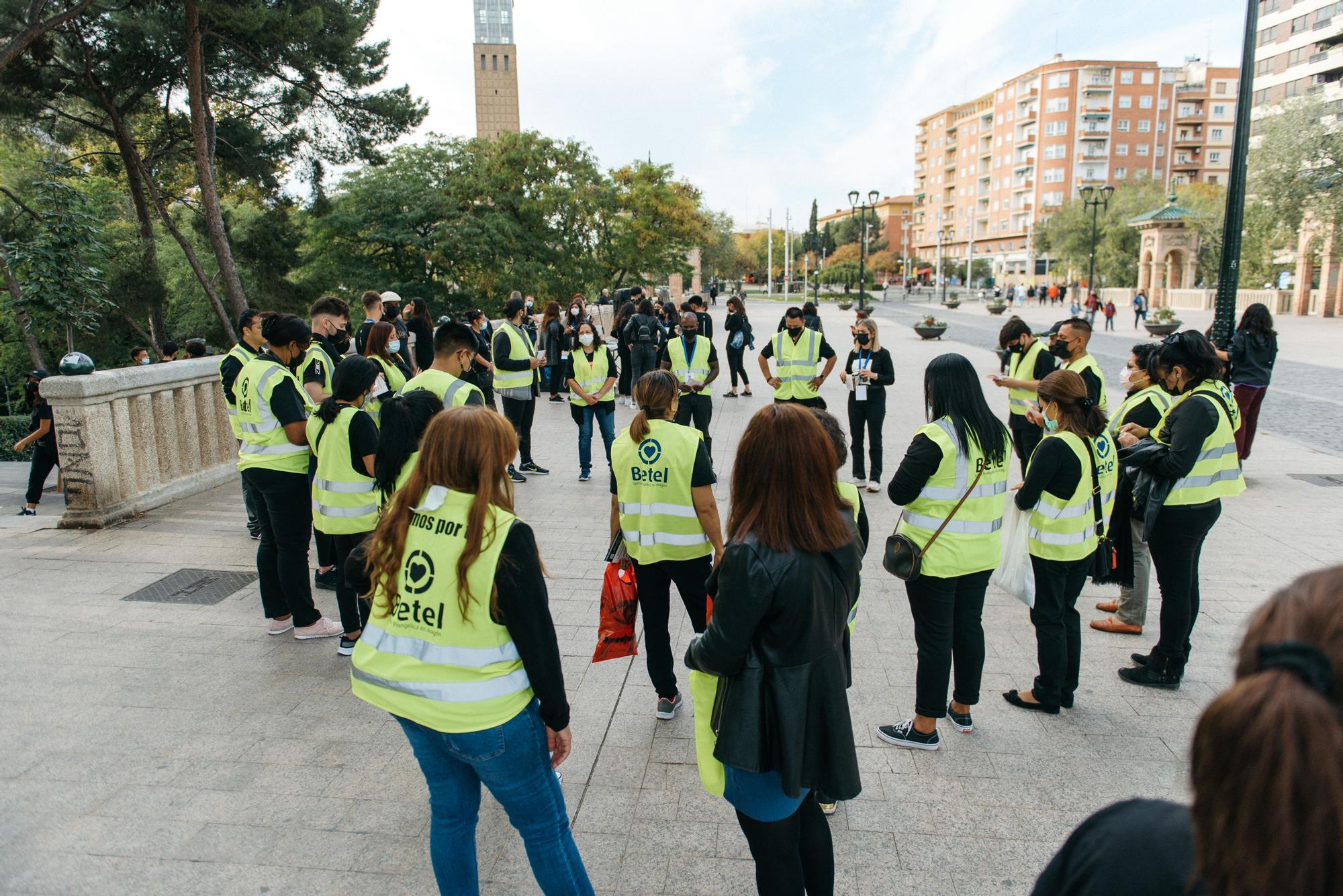 Caminando por Libertad en Zaragoza contra la trata de personas