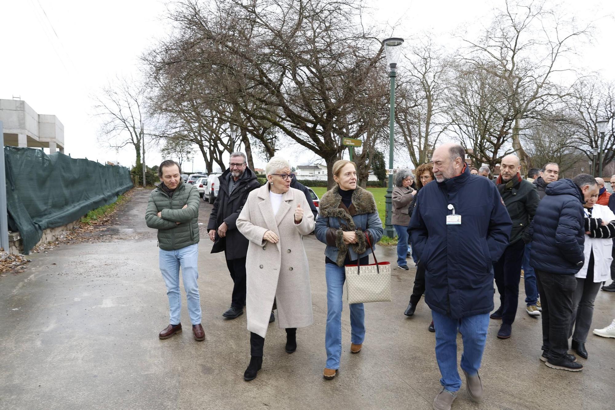 Así avanzan las obras del consultorio de Vega-La Camocha, en imágenes
