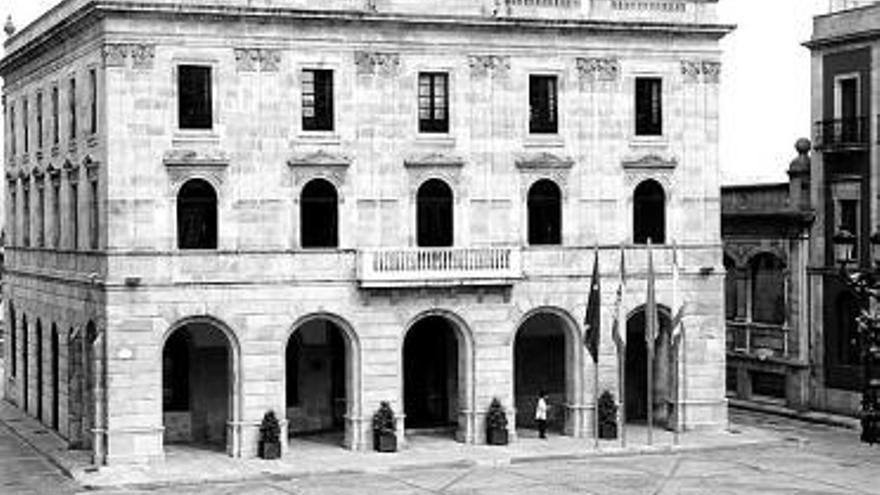 Edificio del Ayuntamiento de Gijón.