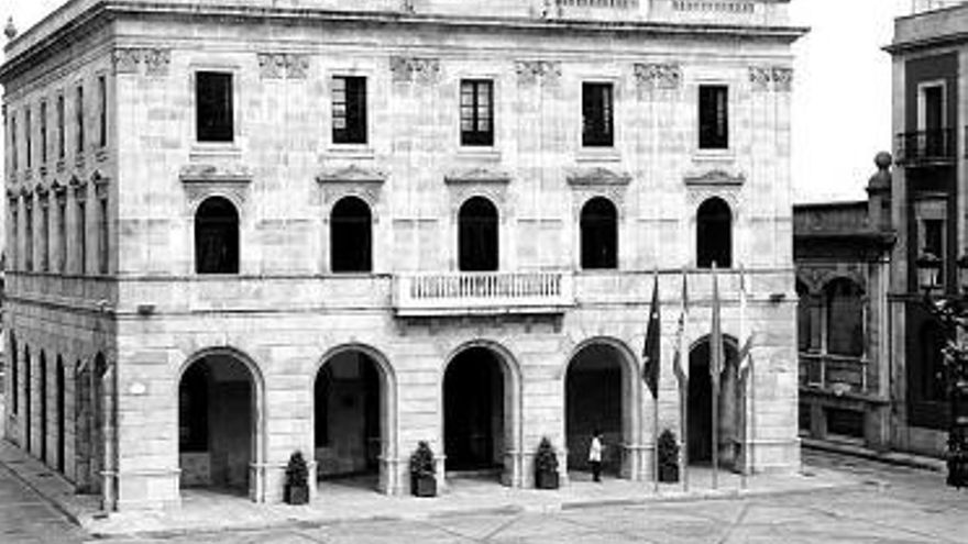 Edificio del Ayuntamiento de Gijón.