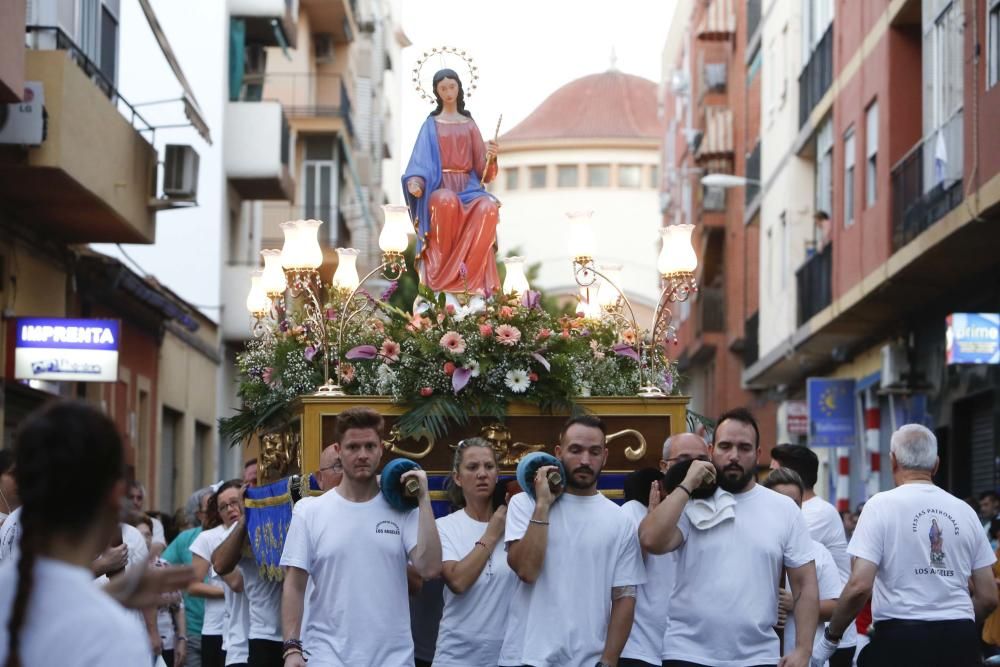 La imagen de la Patrona recorre las calles