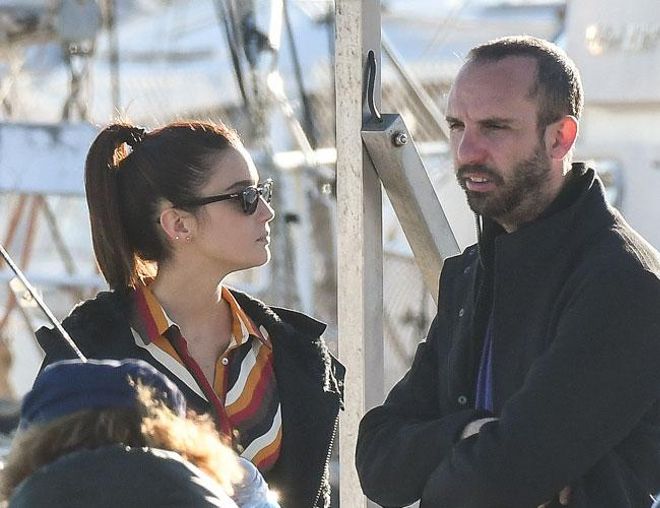 Momentos del rodaje de 'Toy Boy' en Málaga con María Pedraza