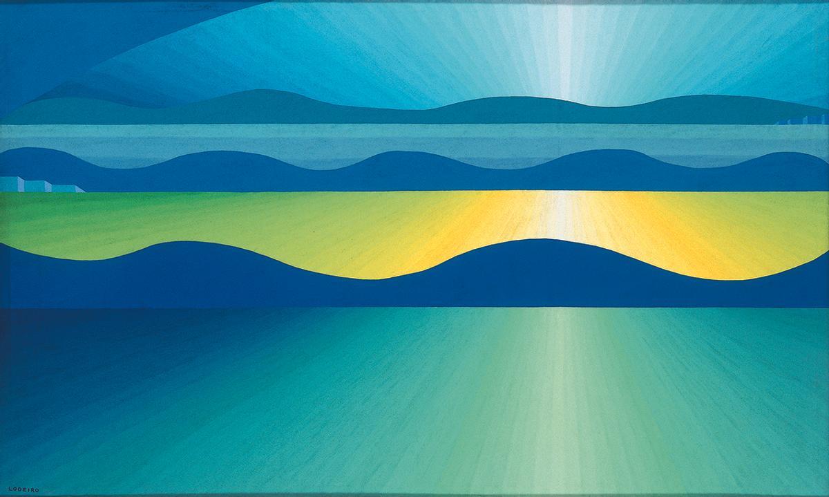 Uno de los paisajes característicos de la pintura de Lodeiro