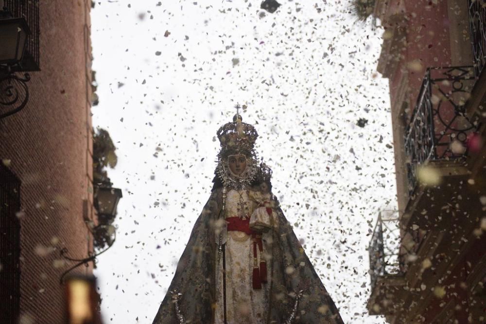 La Fuensanta baja en romería hasta la Catedral