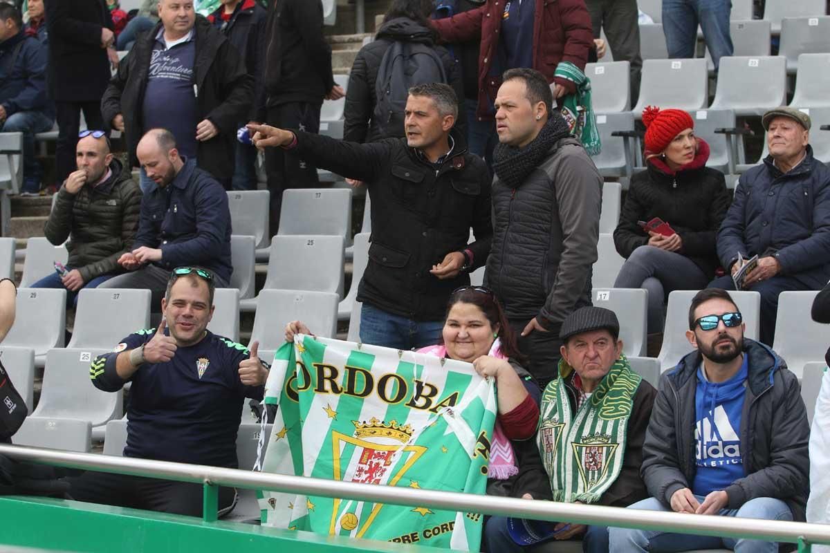 Así vivió la afición el empate del Córdoba ante el Oviedo